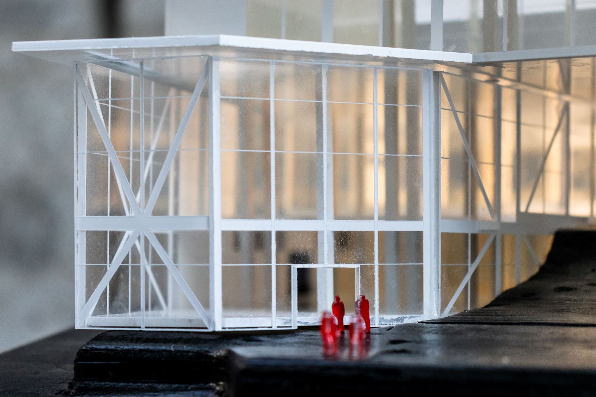 Making of this Acrylic Library Model